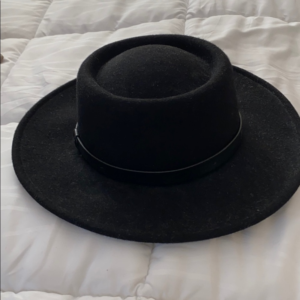 NWT French Connection Black Hat O/S